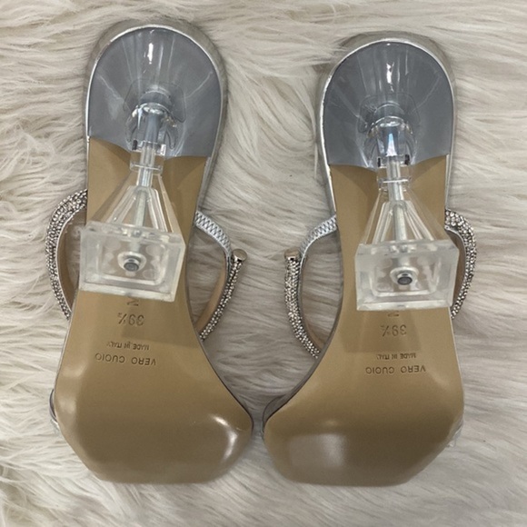 Mach & Mach Crystal‎ Flower slide sandal size 39.5 - Picture 10 of 15